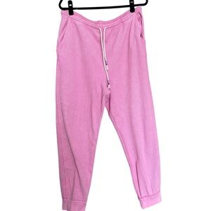 Anthropologie Pink Jogger Lounge Pants